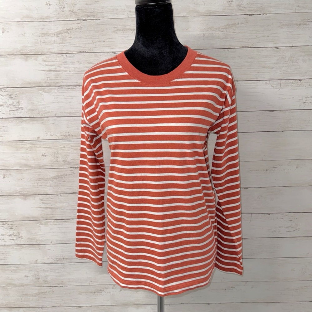J. Crew Long Sleeve Striped Tee - Picture 3 of 6